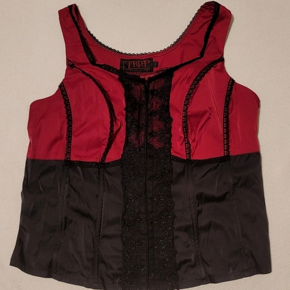 🔥Vintage TRIPP nyc Black and Red Corset - Picture 8 of 11